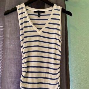 White House Black Market Ruched Tank Top Size XS